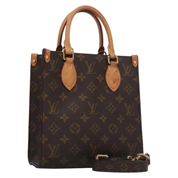 LOUIS VUITTON Monogram Sac Plat BB Hand Bag M46265 - Picture 1 of 16